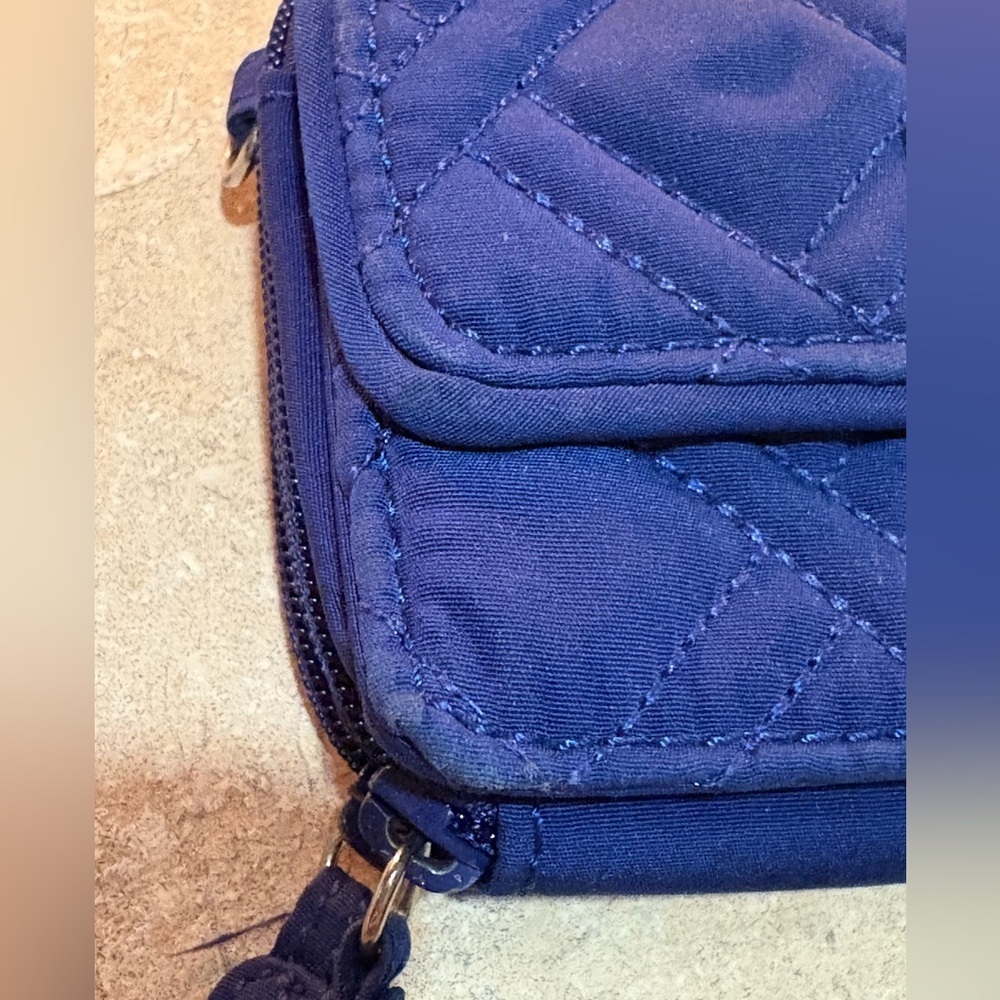 Vera Bradley Blue Quilted Crossbody Bag - Picture 13 of 16